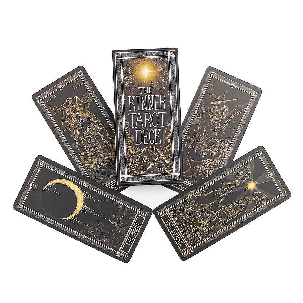 The Kinner Tarot Deck 11.3*5.5CM English Version Board Game with 78 Cards for Beginners and Enthusiasts