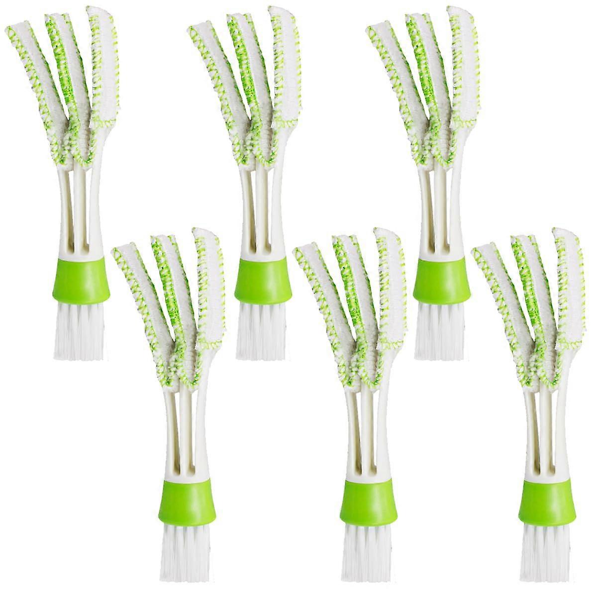 Mini Duster for Car Air Vent Set Of 6 Automotive AC Cleaner And Brush DustCollector Cleaning Cloth Tool For Keyboard