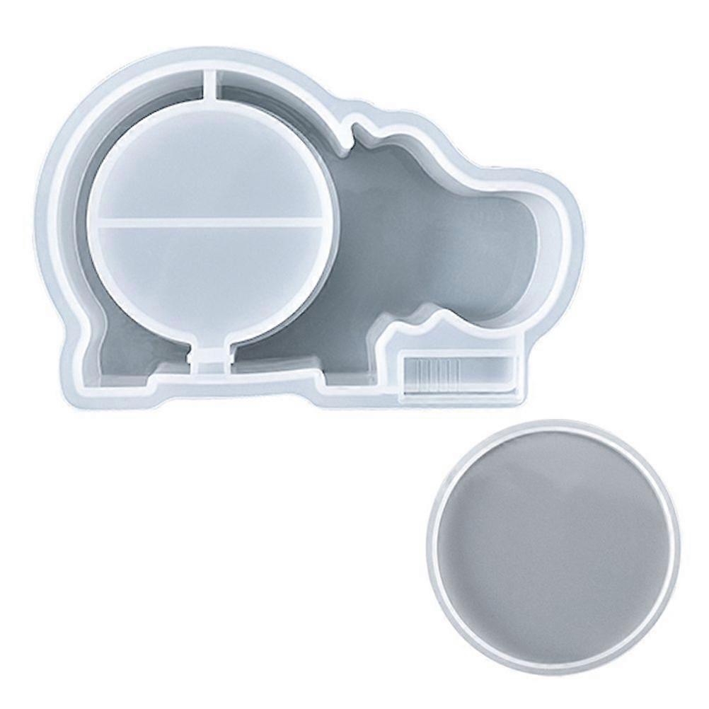 Silicone Mold for Money Boxes DIY Handmade Piggy Bank Silicone Resin Mold Coin Storage Box Silicone Epoxy Resin Casting Mold
