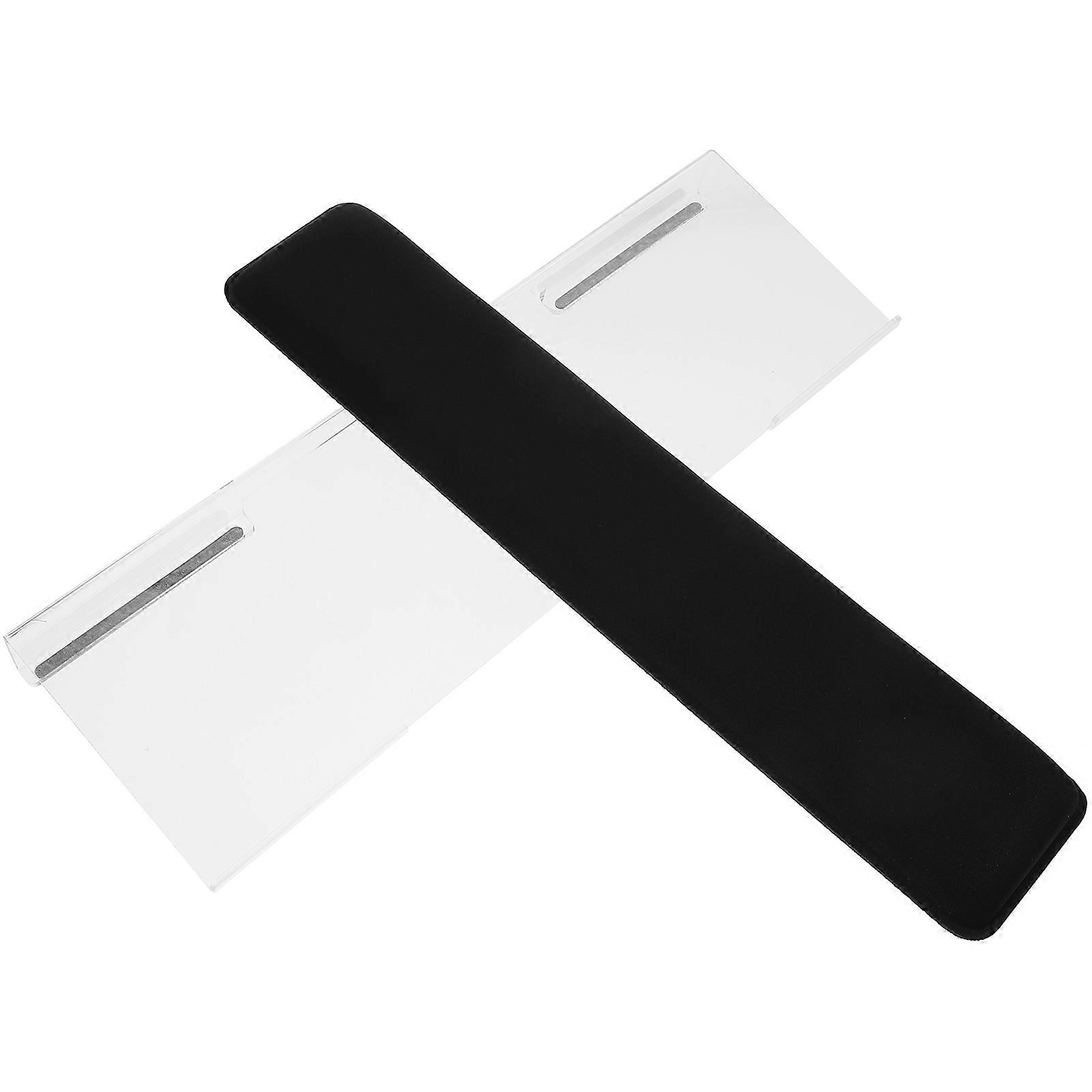 Keyboard Stand Acrylic Wrist Support Keyboard Riser 2Pcs for Office
