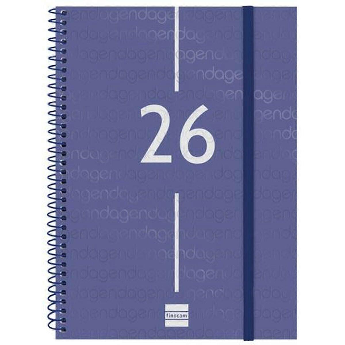 Diary Finocam YEAR Blue A5 15,5 x 21,2 cm 2026