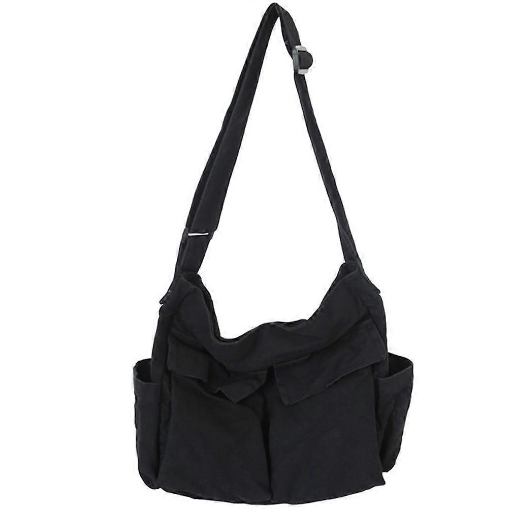 Canvas Tote Bag for Women with Multiple Pockets