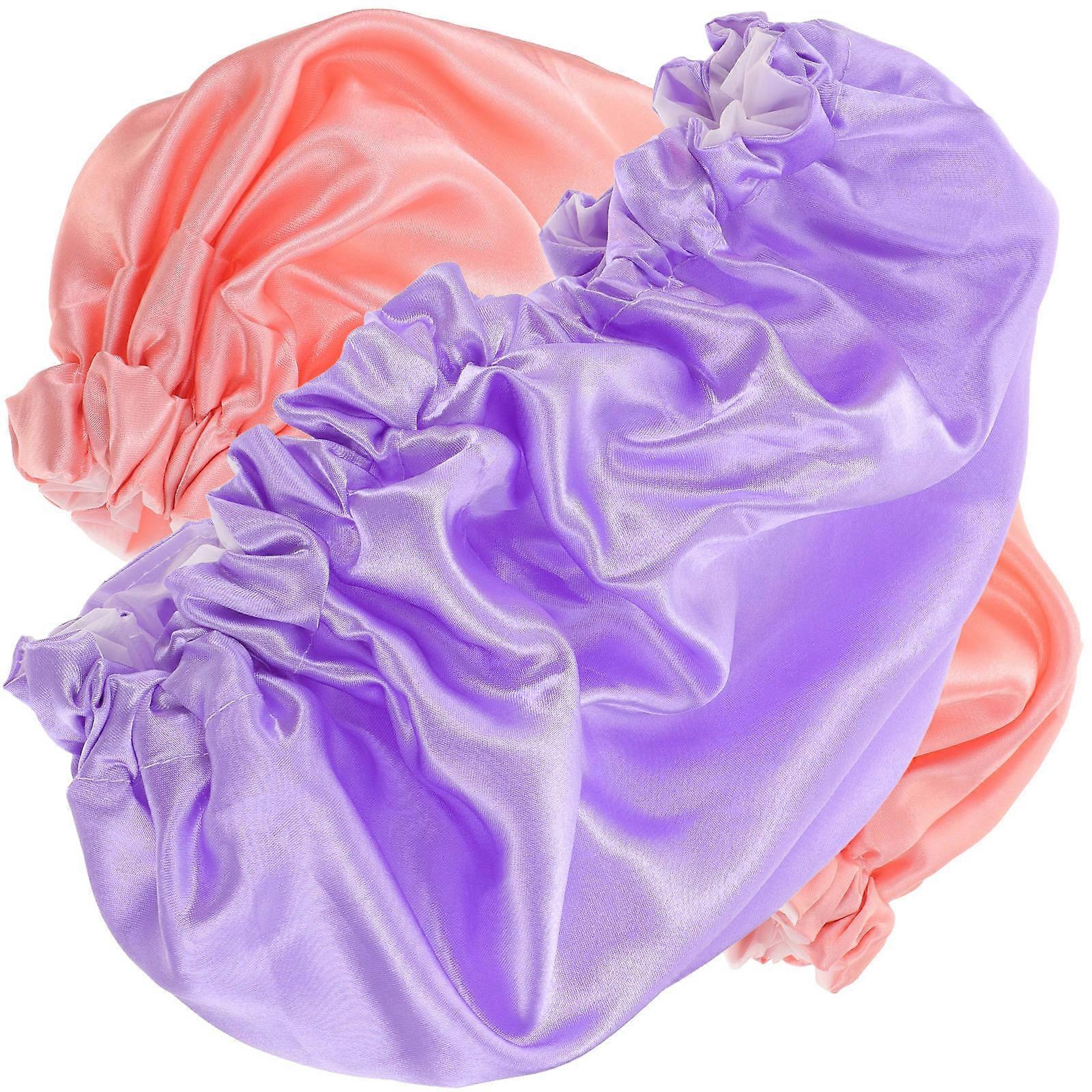 Bonnet Bath Caps for Sleeping Comfortable 6Pcs Assorted