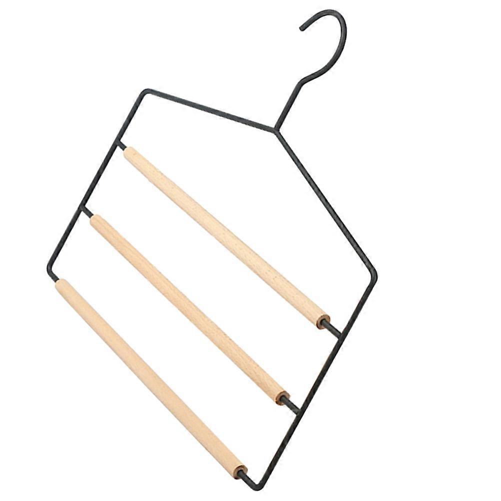 Home Pants Hangers 3Pcs Multi-Tier Pants Organizer Space Saving Design