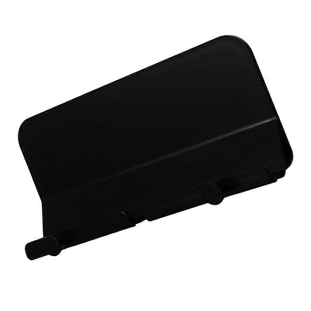 Wall Adhesive Phone Bracket 2Pcs Rectangular Black Phone Stand For Smartphones Easy Installation And Hands-free Operation In Various Occasions