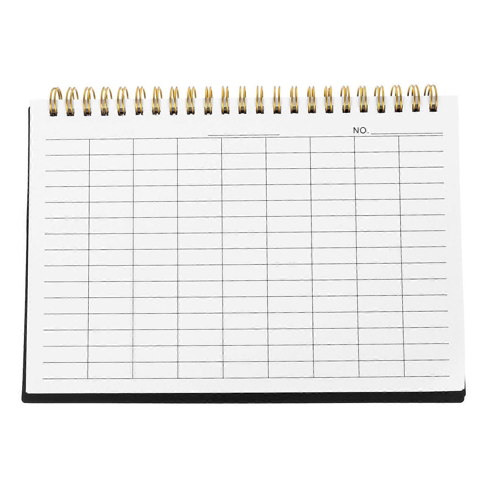 Inventory Log Book Business for Product Tracking 5Pcs with Black PP Cover