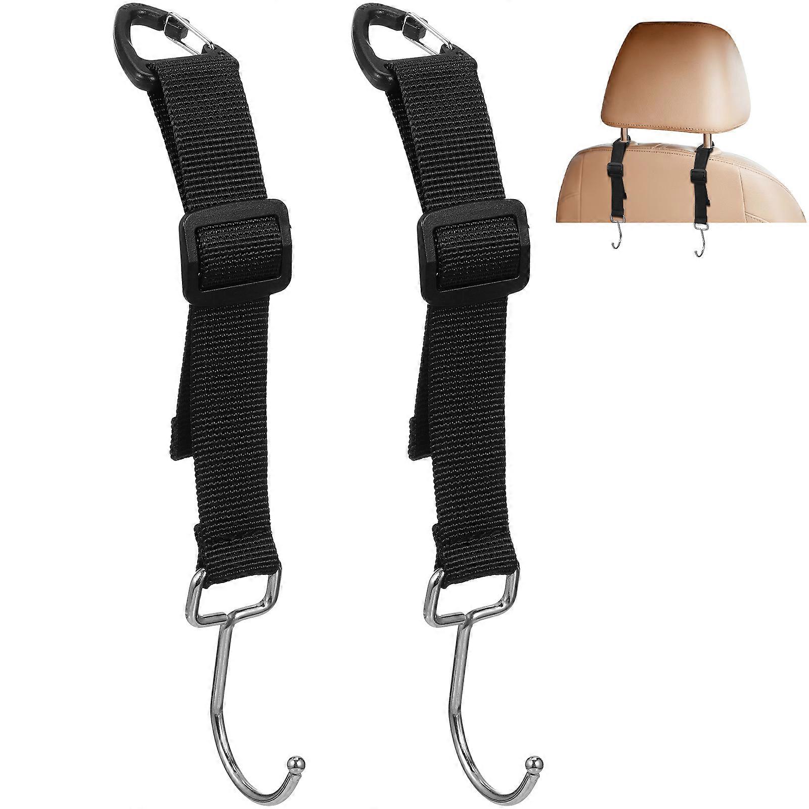 Car Purse Hook Nylon Material Driving Car Organization 2Pcs