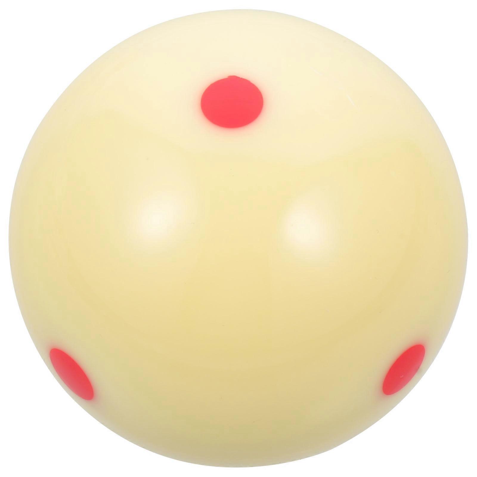 Training Cue Ball Resin Billiard Ball for Pool 2Pcs Durable Balls