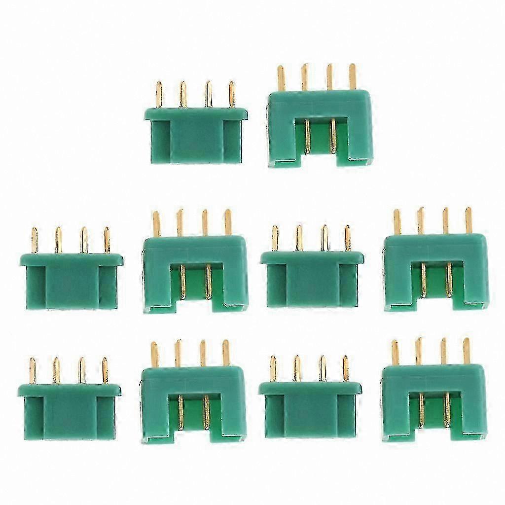 6-Pin Male and Female RC Battery Connectors, 5 Pairs Multiplex Adapter Plugs for Radio Control Systems