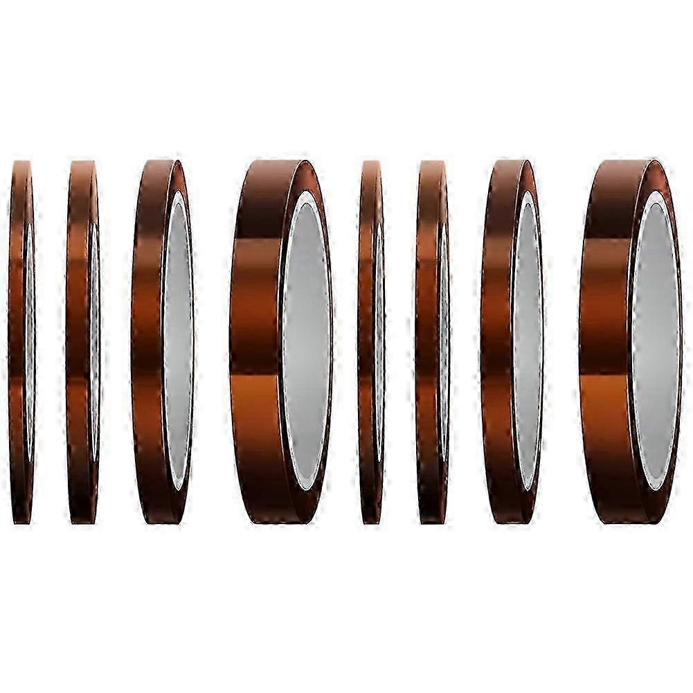 2025 8 Pcs Heat Resistant Tape High Temp Tape Sublimation TapeThermal Tape for Sublimating Print Heat Tr