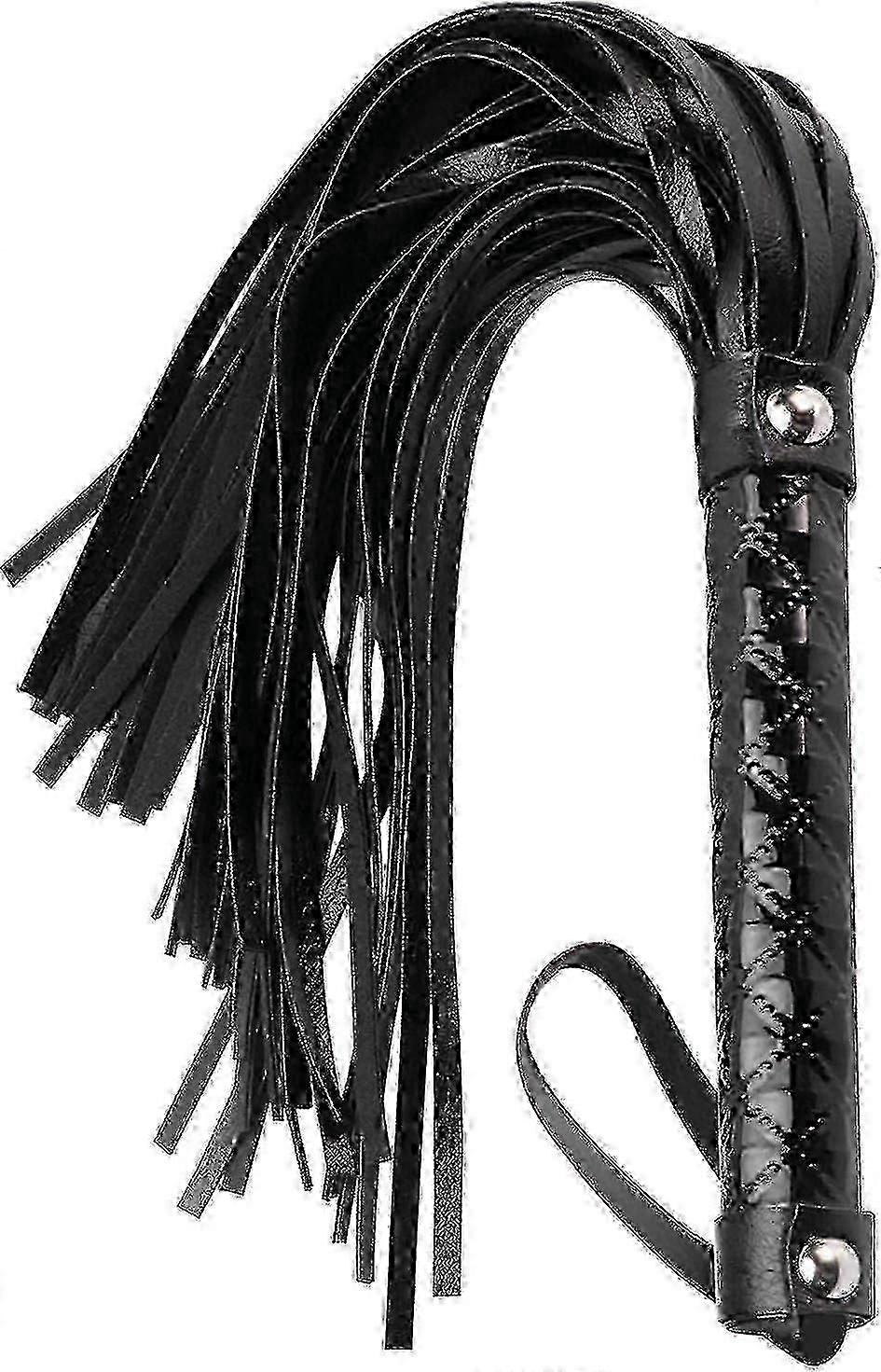Soft Leather Horse Riding Crop Whip Non Slip Practical Soft Crop For Equestrian Floggers For Cosplay Costume