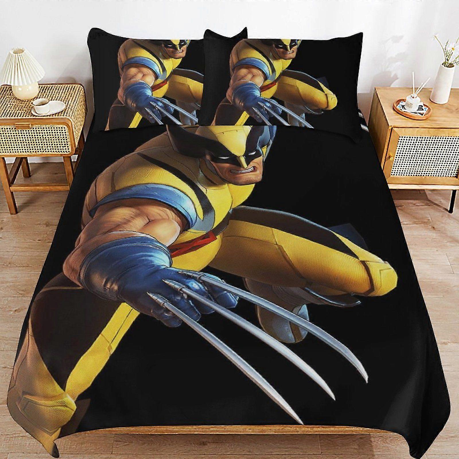 e115 X-Men High Strength Structure Breathable Finish Sleep Fit Soft Texture Duvet Cover Sets Everyday d115