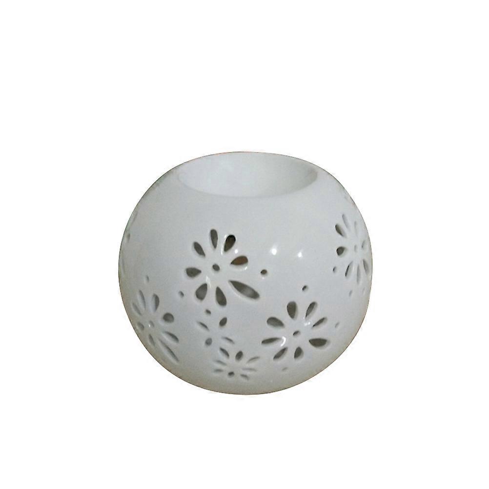 Ceramic Incense Burner for Aromatherapy Use 2Pcs White Censer Holder