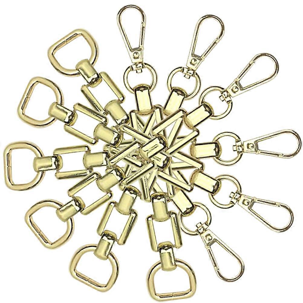 Bag Chain Metal Shoulder Strap Extender for Decoration 12Pcs