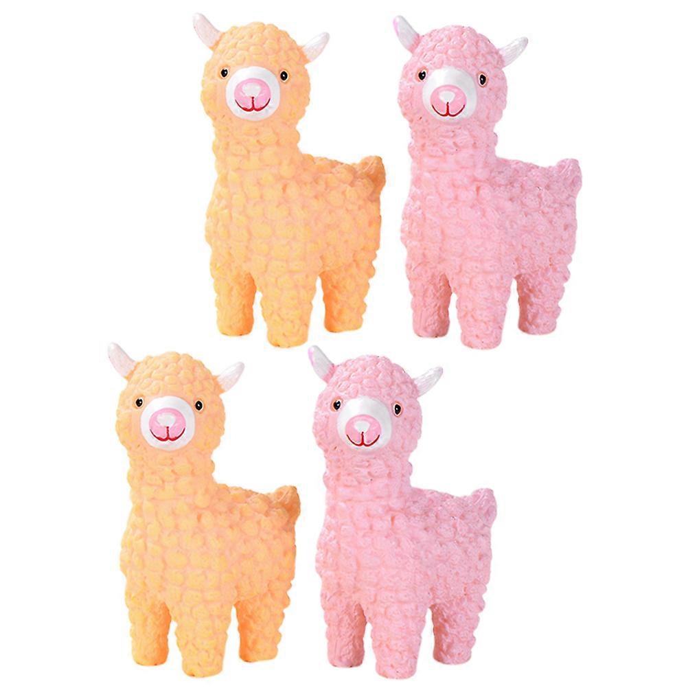Sheep Models Creative DIY Bonsai Ornaments for Decorating 8Pcs