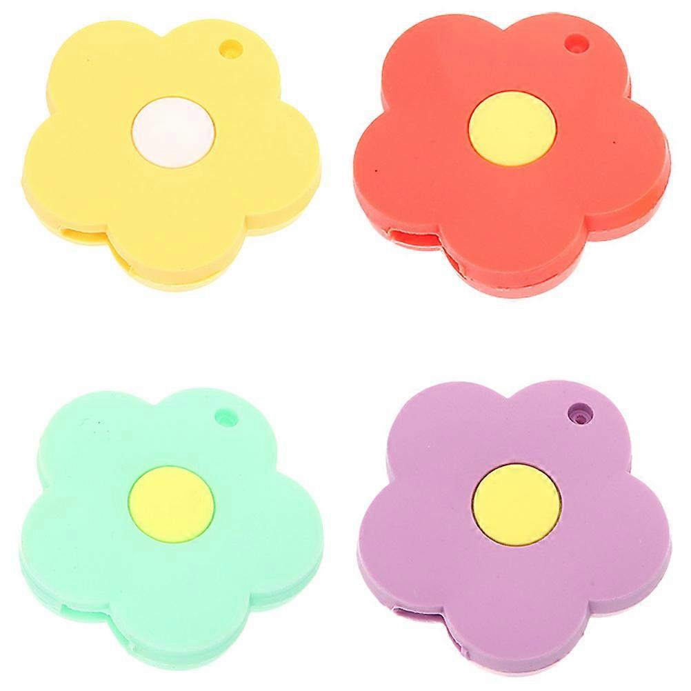 Key Covers Silicone Flower Key Caps for Decoration 8Pcs Color Assorted