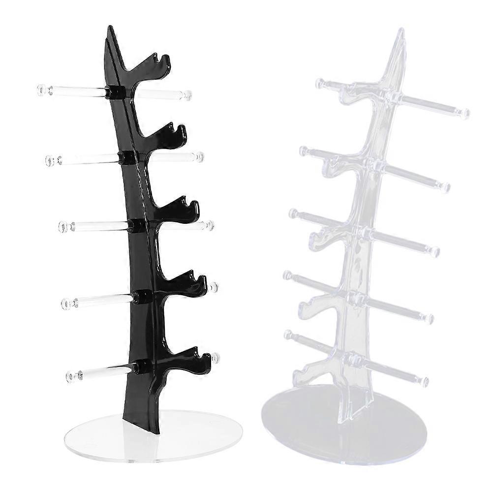 Sunglasses Rack Plastic Eyeglass Holder for 8Pcs Glasses Storage