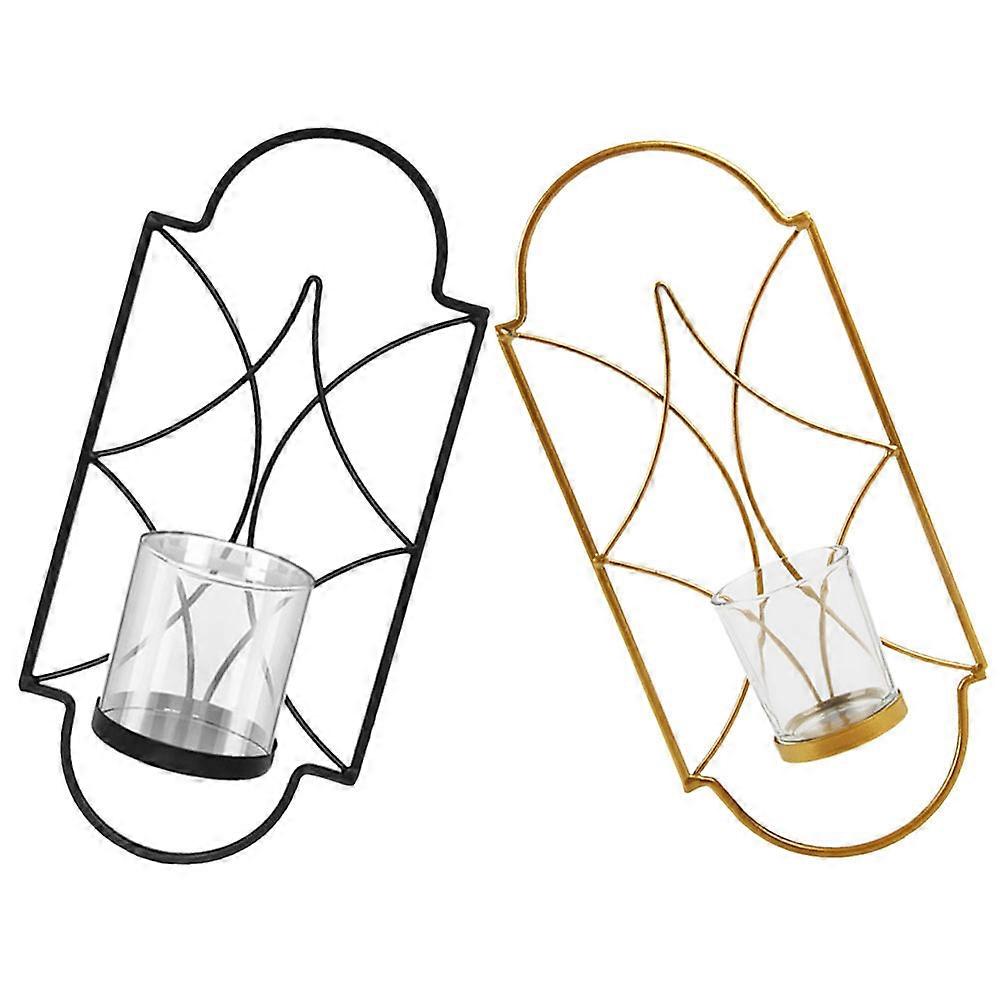 Wall Candle Holders Decorative Candle Stands for 4Pcs Set