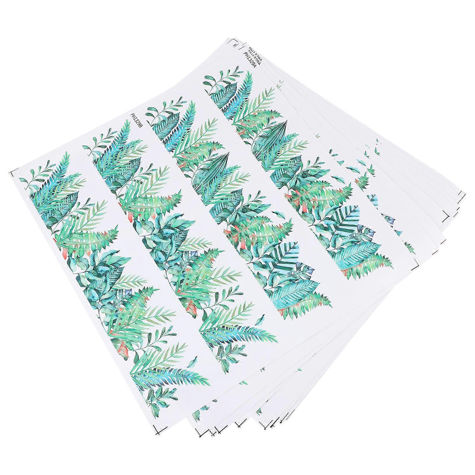 Green Wall Border Peel and Stick Trim Molding for Decoration 75 Sheets