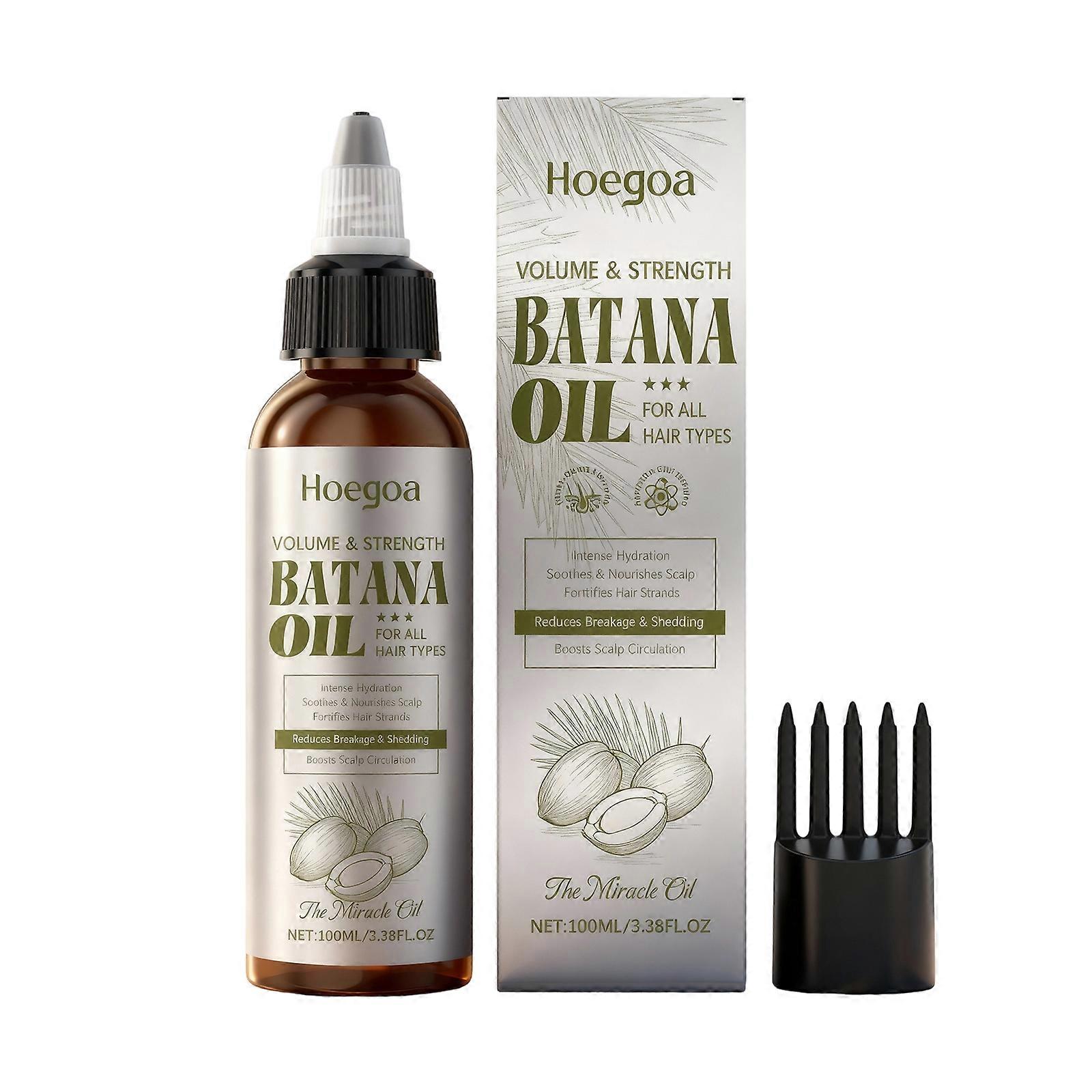 Hoegoa Bartana Hair Care Essential Oil Moisturizes The Scalp, Protects And Hydrates, Strengthens The Hair And Makes It Smooth