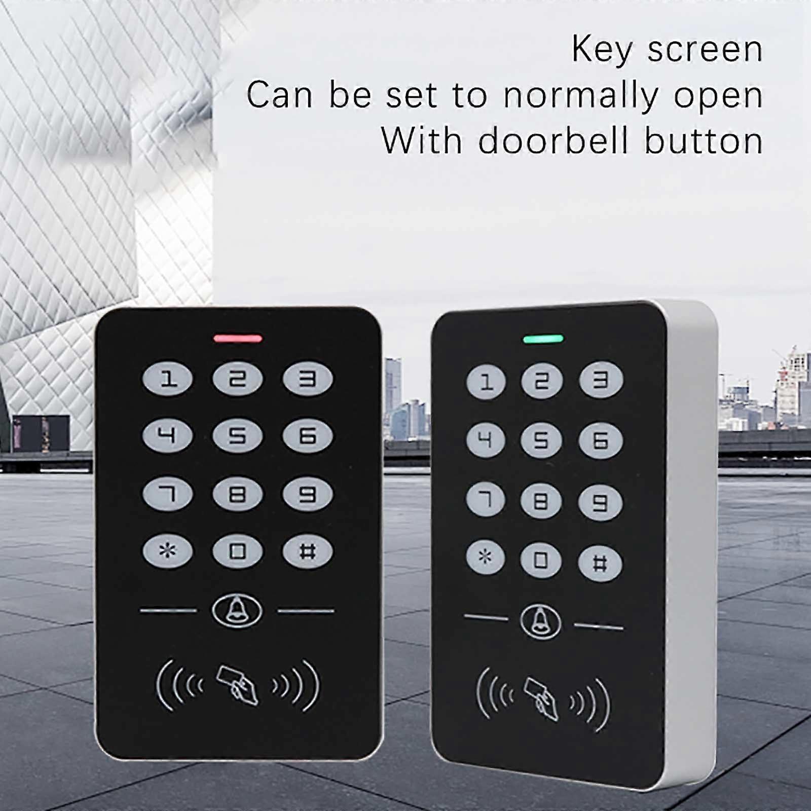 Keyless Entry Door Lock with Keypad, Smart Electronic Lock for Front Door, Touchscreen Automatic Lock, Compatible with Home Patio Garden, Supports