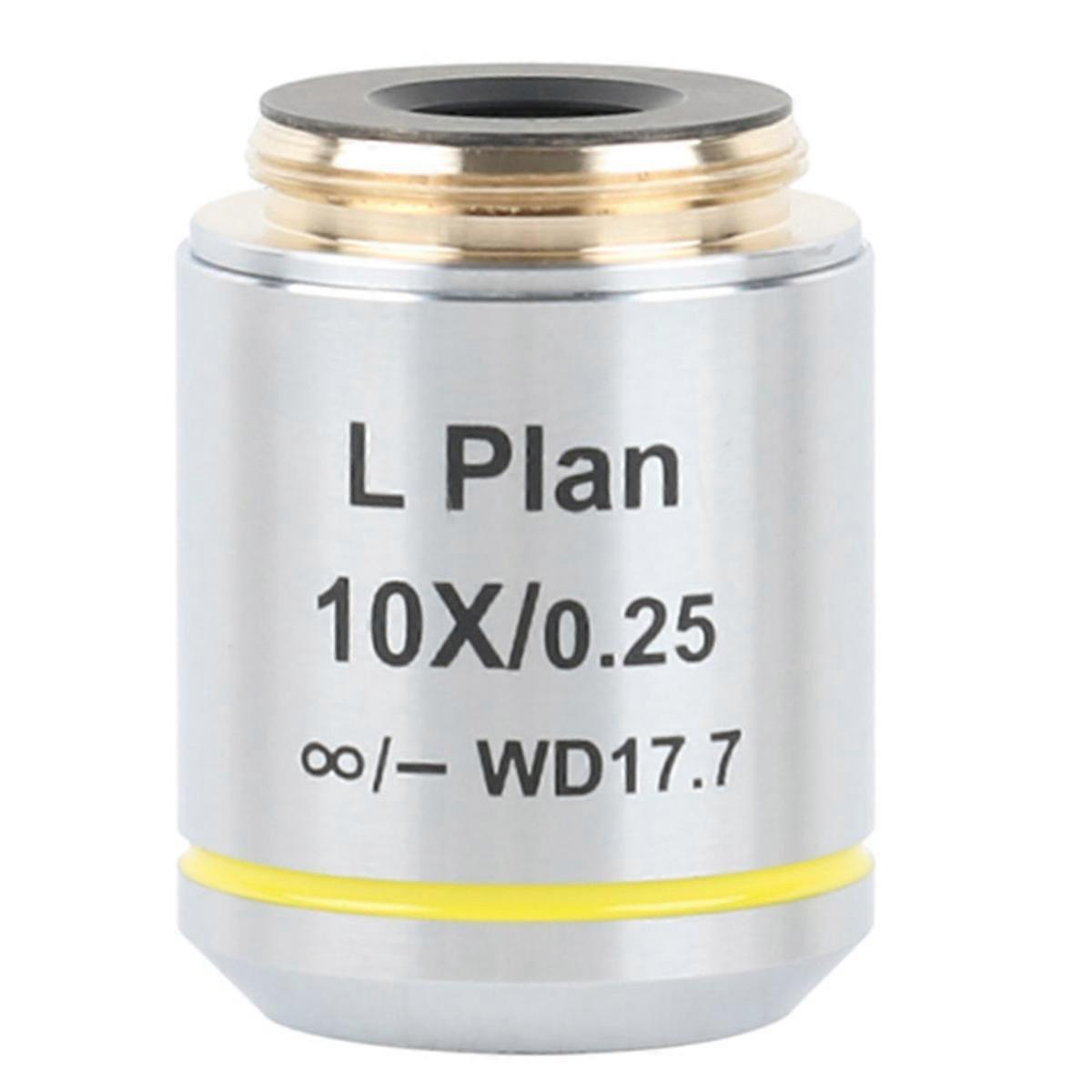 Long Working Distance Metallurgical Microscope Plan Achromatic Objective Lens RMS Thread Interface