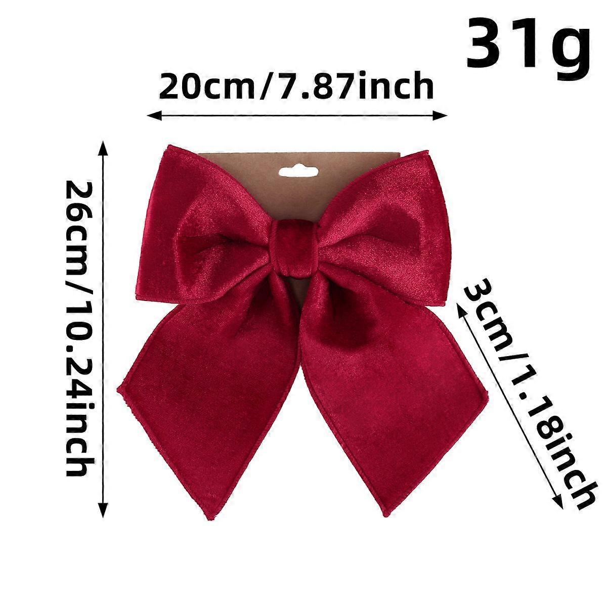 Christmas Tree Bow Ornaments Decorations