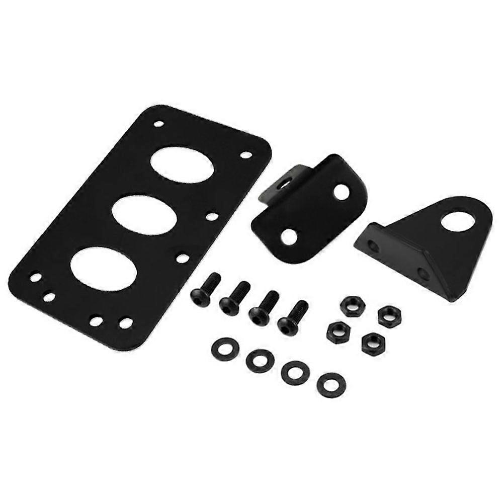 Square Retro Style License Plate Frame Tightly Fixed Random Color 2Pcs