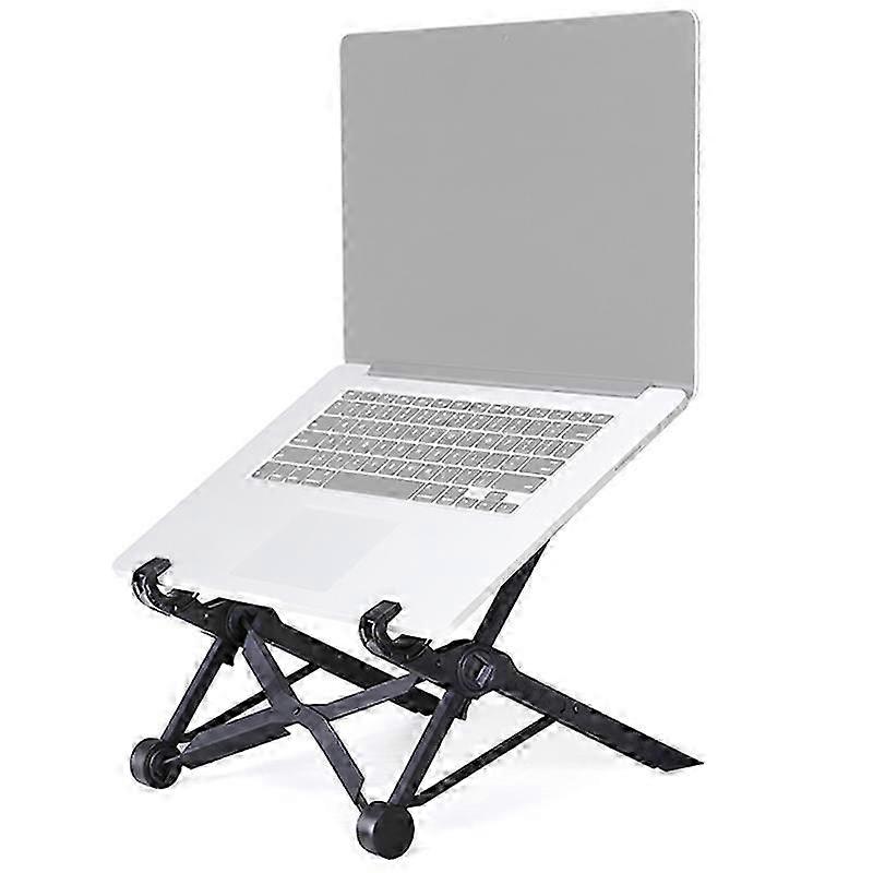 Nexstand K2 Laptop Height Extender Holder Stand Folding Portable Computer Heat Dissipation Bracket, Size: 35.4x4x4cm(Black) 26s