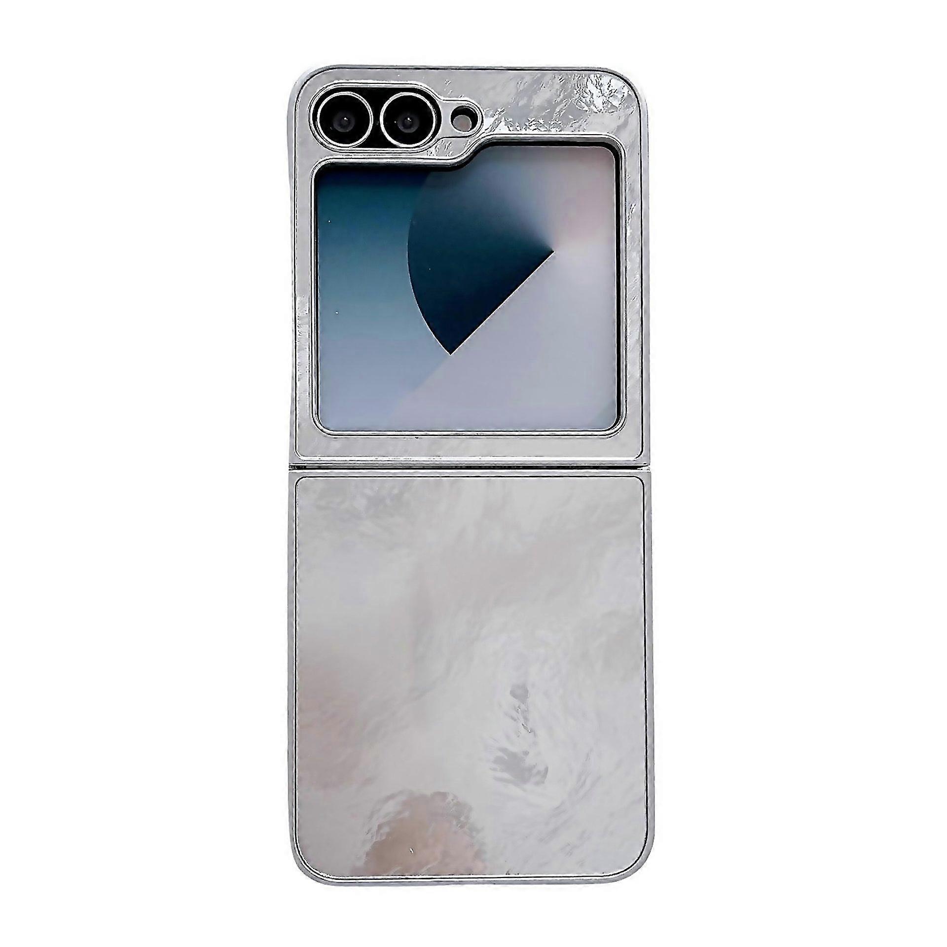For Edge Pc Folding Phone Case Silver Suitable For Everyday Use