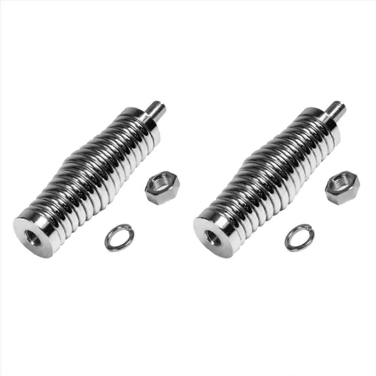 2X Antenna Spring Mount Flag Light Spring 1/2 Inch Spring Mount CB Antenna Spring Base for Trucks Ca