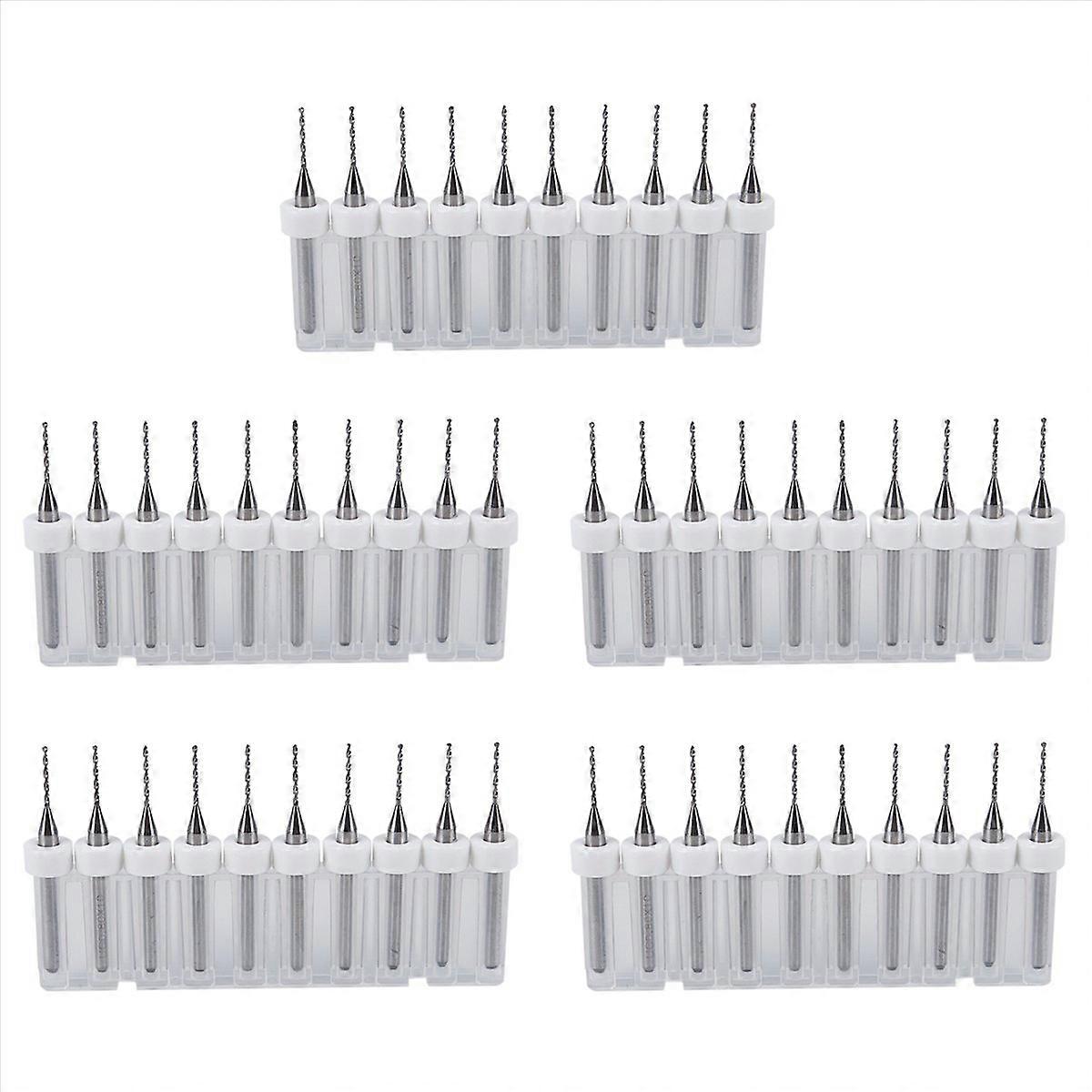 50pcs 0.8mm High Quality PCB Print Circuit Board Carbide Mini Drill Bits Tool