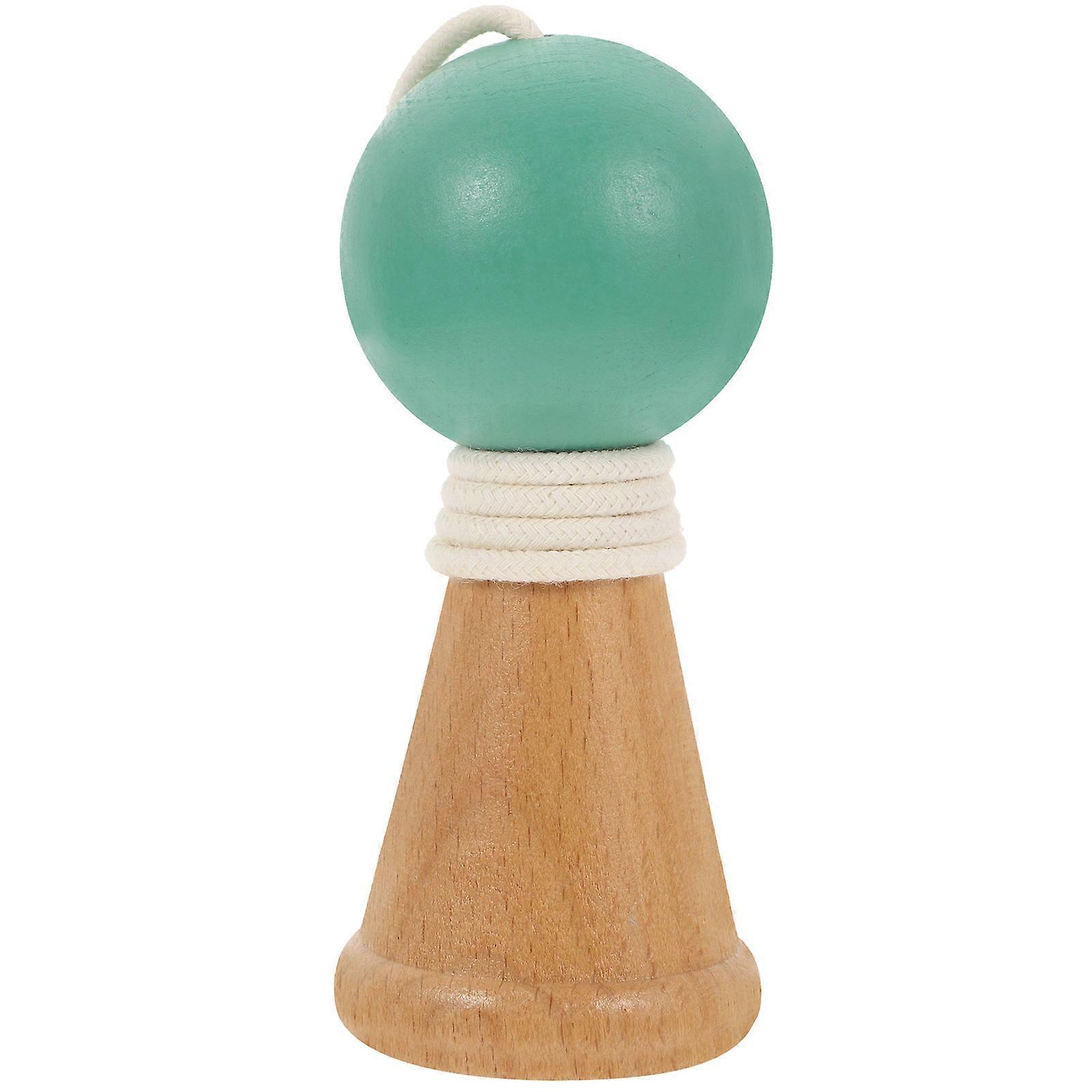 Wooden Coordination Exercise Kendama Toy for Hand-Eye Coordination 34X4.5X4.5CM Size 1Set