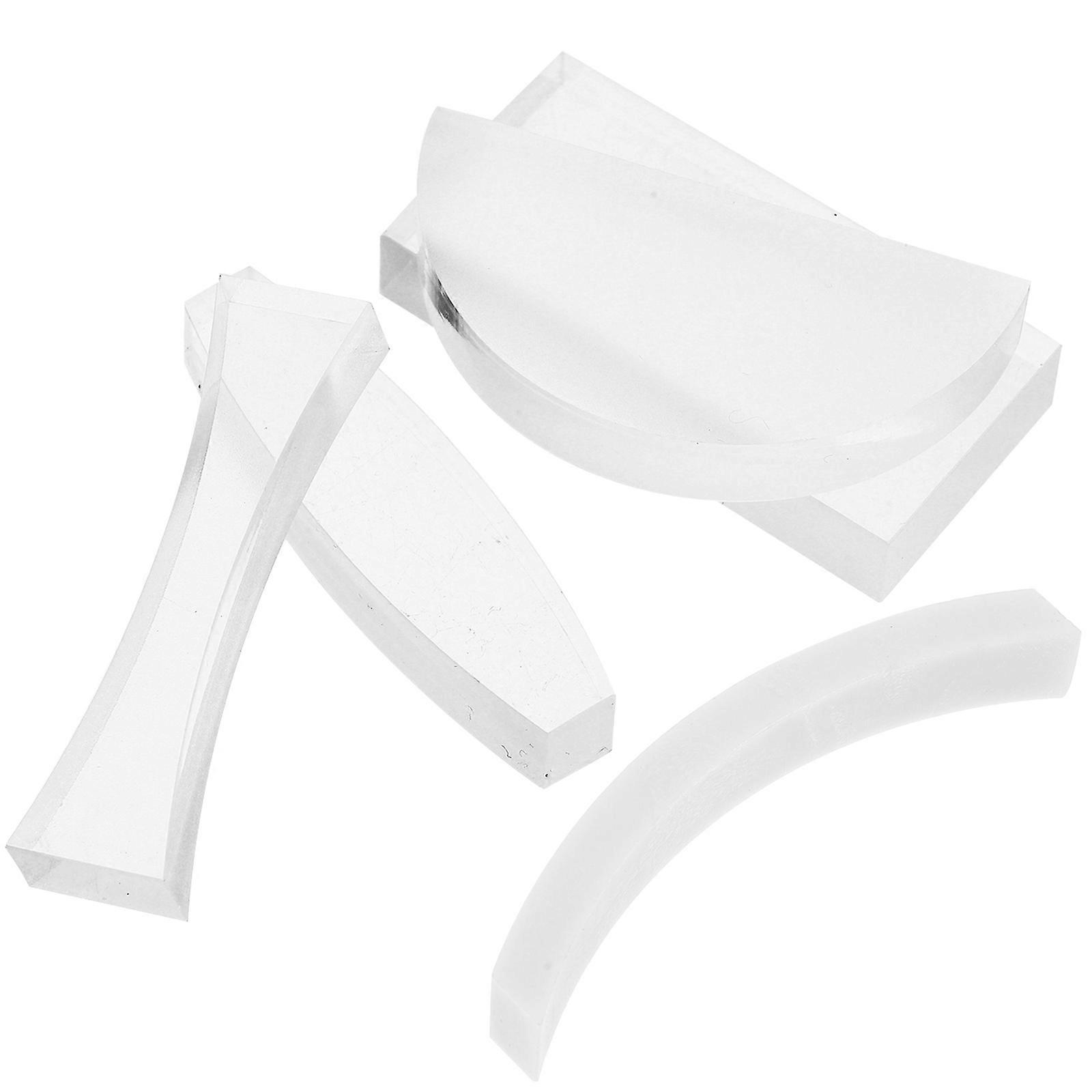 Optical Lens Experiment Supplies for Physics Teaching with 5Pcs Acrylic Lenses