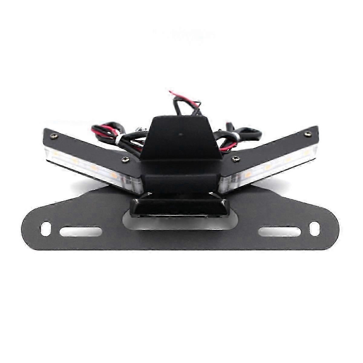 Support de plaque d'immatriculation de moto exquis pour Panigale V4 R S 2018-2022 V4S V2 support LED pour éliminateur de rangement arrière