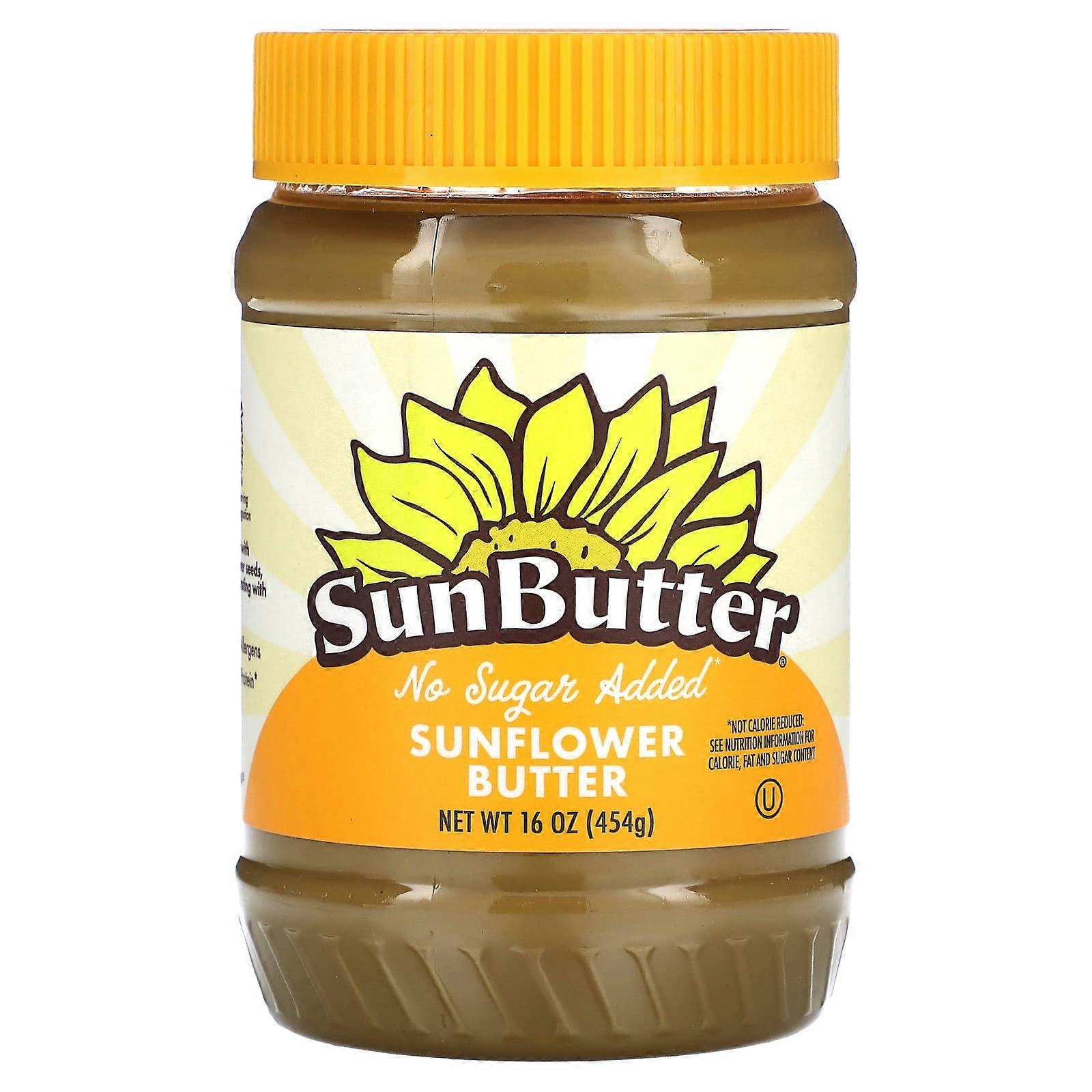 Sunflower Butter, No Sugar Added, 16 oz (454 g)