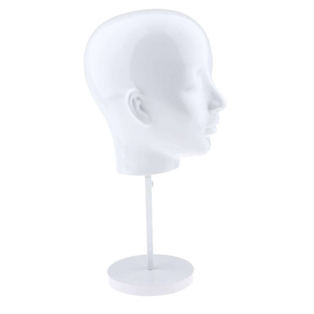2025 21 Unisex Wig Making Styling Mannequin Head With Adjustable Holder Stand For Hat Sunglasses Cap Display