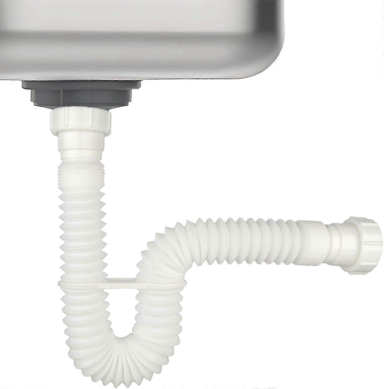 Expandable 1-1/2 "Flexible Drainage Pipe, 9.8" -24.8 "for Garbage Disposal,