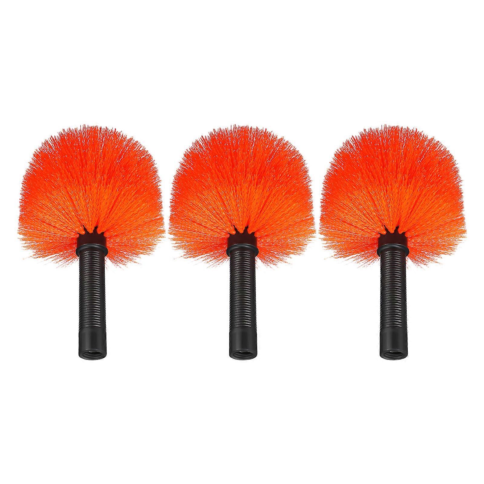 Spiderweb Cleaning Brush Cobweb Sweeper for Wall and Ceiling 3Pcs