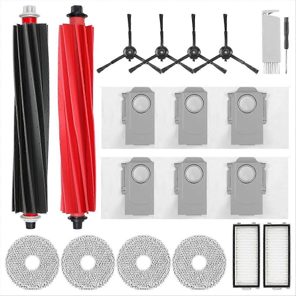 For Roborock Qrevo Master Robot Vacuum Cleaner Main Roller Side Brush