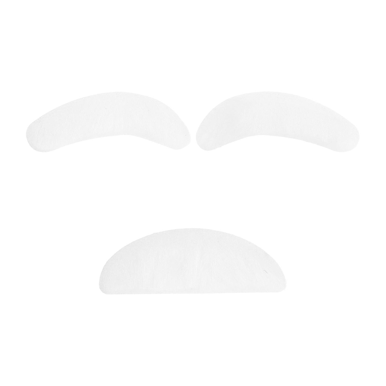 1 Set Artificial Beard Kit White Beard And Eyebrows For Cosplay Parties Fake Beard Stage Performances Prop