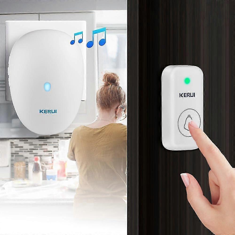 Amazon's Hot Cross-border Wireless Doorbell Combination With Four Lights Flashing