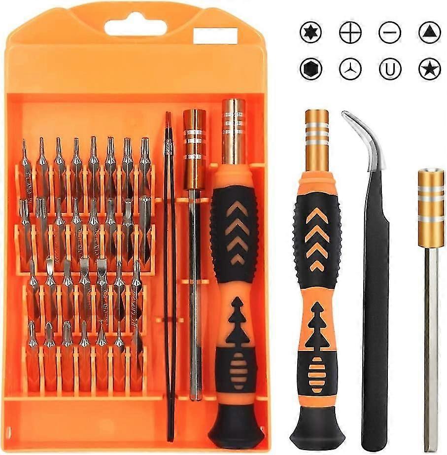 Kit Precision Screwdriver 33 In 1, Mini Repair Tools Compatible With Glasses, Telephone, Computer, Tablet