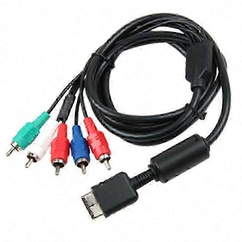 PS2 PS3 PS3 Slim YPbPr Component AV Cable 5-Wire 6FT HDTV Ready Edition 1031