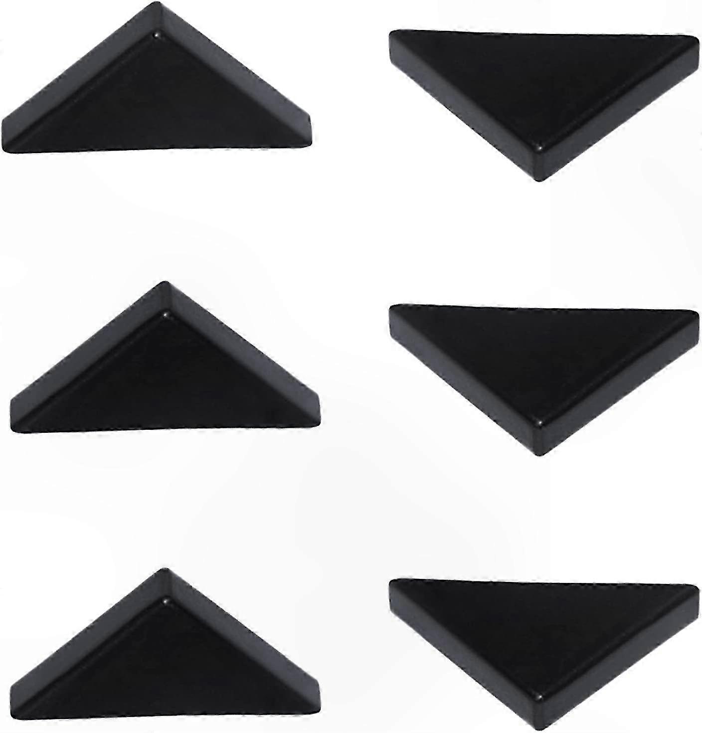 Triangular Corner Protectors for Glass, Mirror, Tile - 6mm Size, 20 Pack