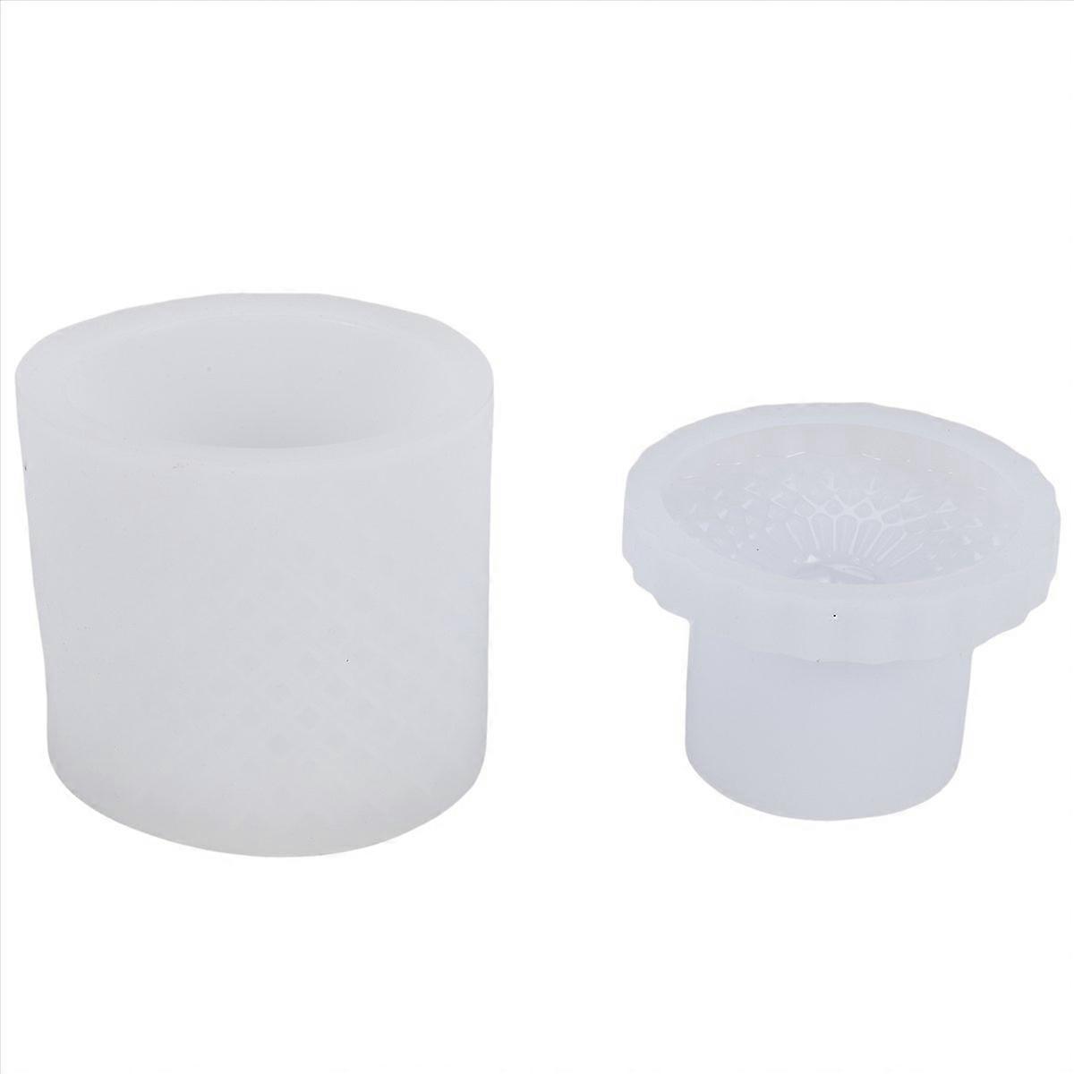 Resin Box Molds with Lids,3D Jar Silicone Mold, Trinket Storage Container Box Mold for Resin Casting