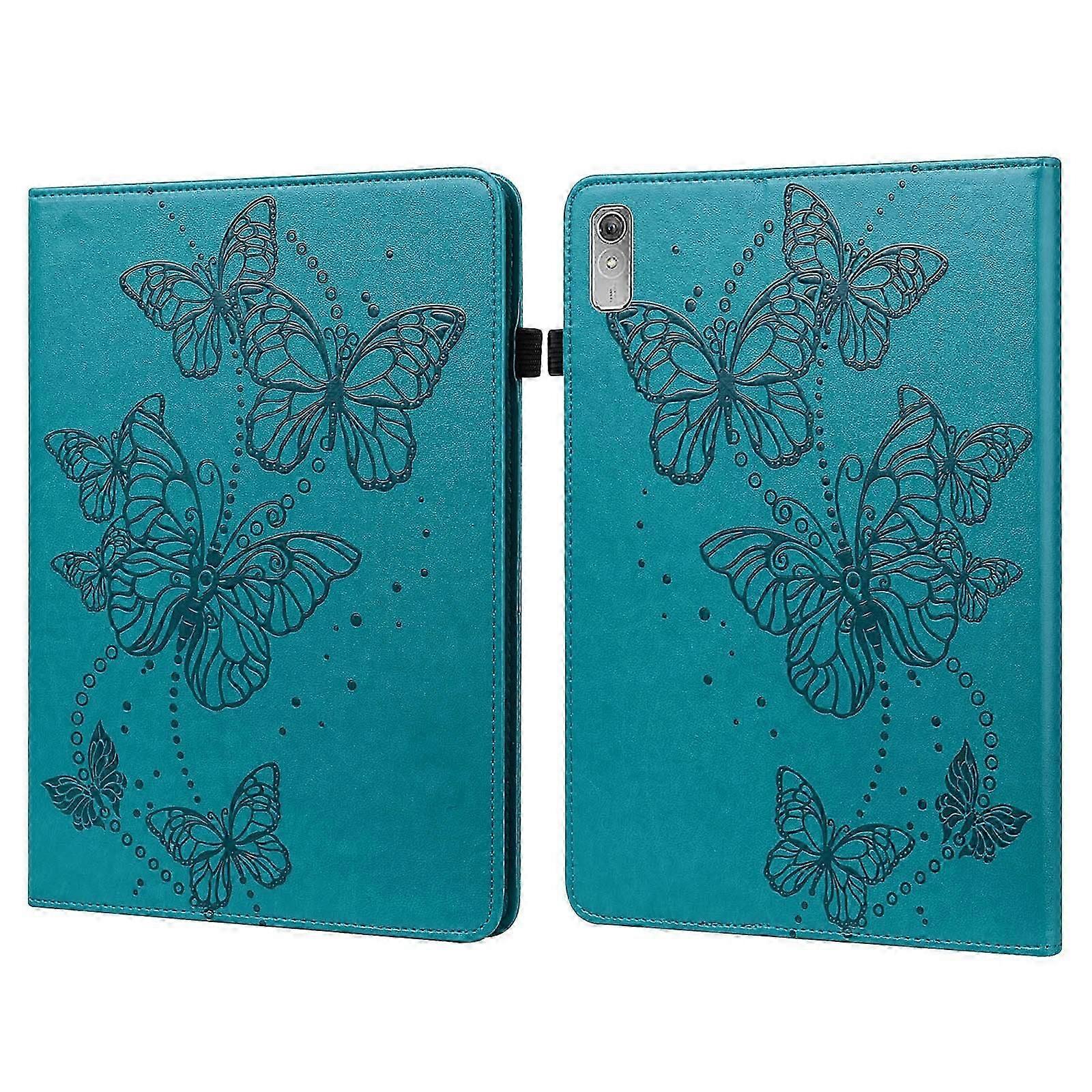 For Lenovo Pad Plus 2023 11.5 inch / Tab P11 Gen 2 Embossed Butterfly Pattern Leather Tablet Case