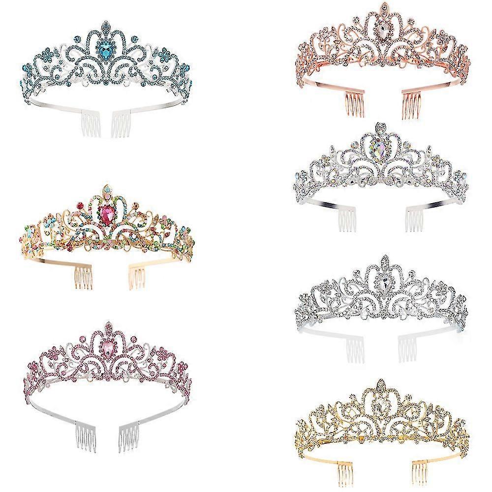 Coroană De Argint Și Eșarfă Pentru Ziua De Naștere Femei Fată Ziua De Naștere Prințesă stcyv