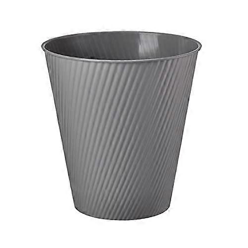 Trash Can Round Plastic Small Trash Bin With Handle Bathroom Waste Paper Basket Compact Round Trash Bin
