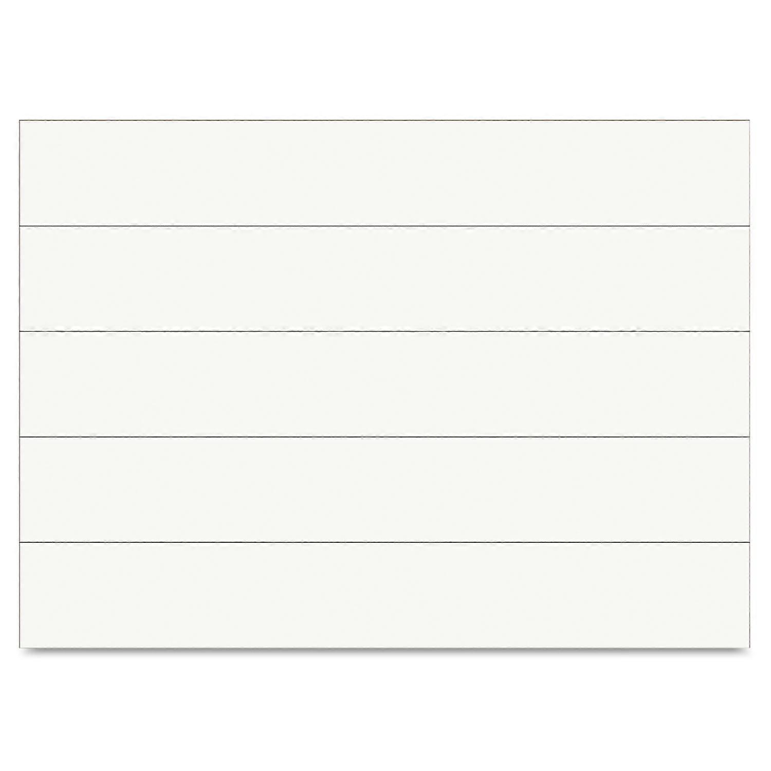 MasterVision Magnetic Dry-Erase Tape Strips, White, Write-on Wipe-off, 7/8" X 6", Pack of 25